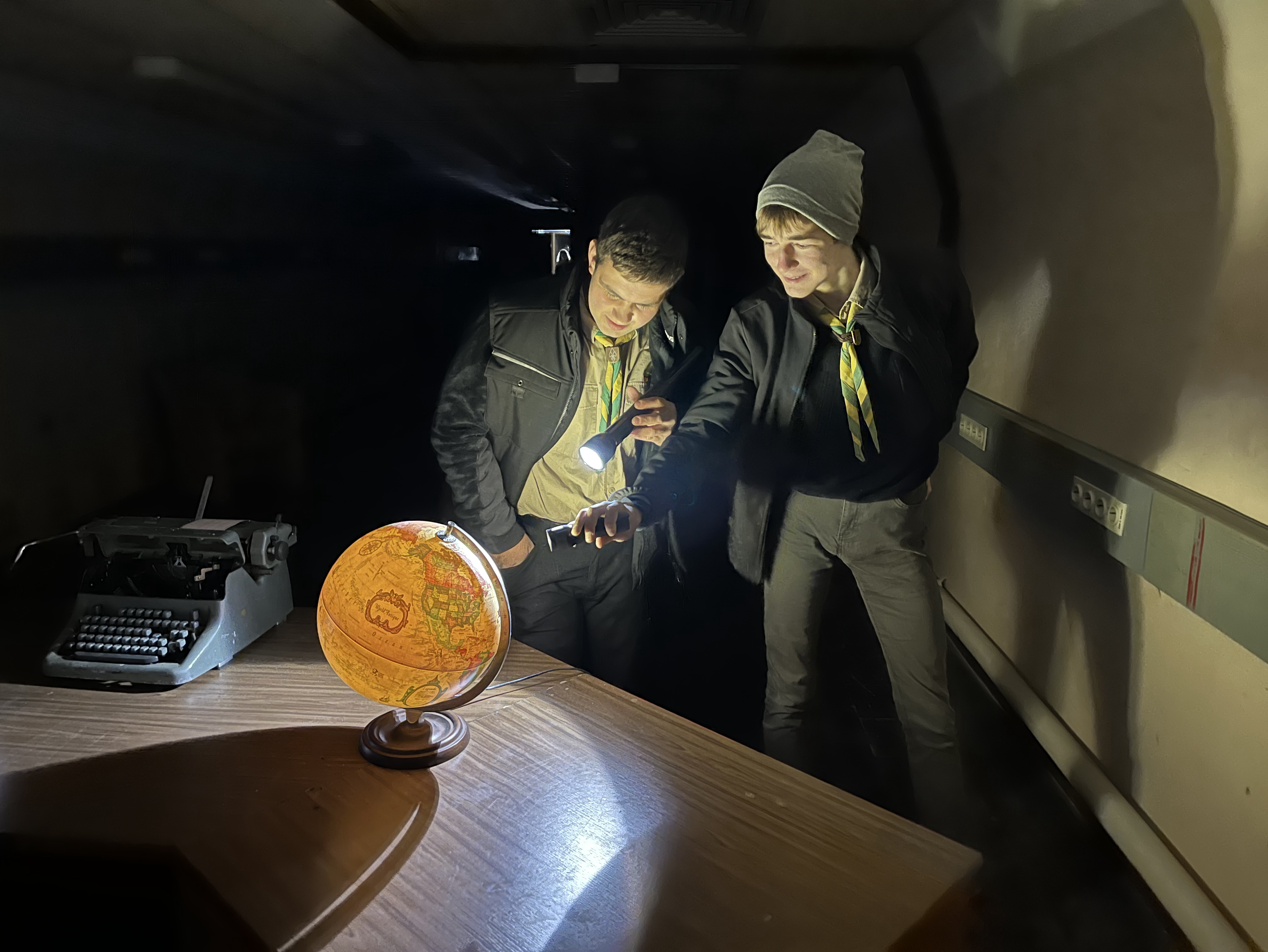 Erkundung im Bunker