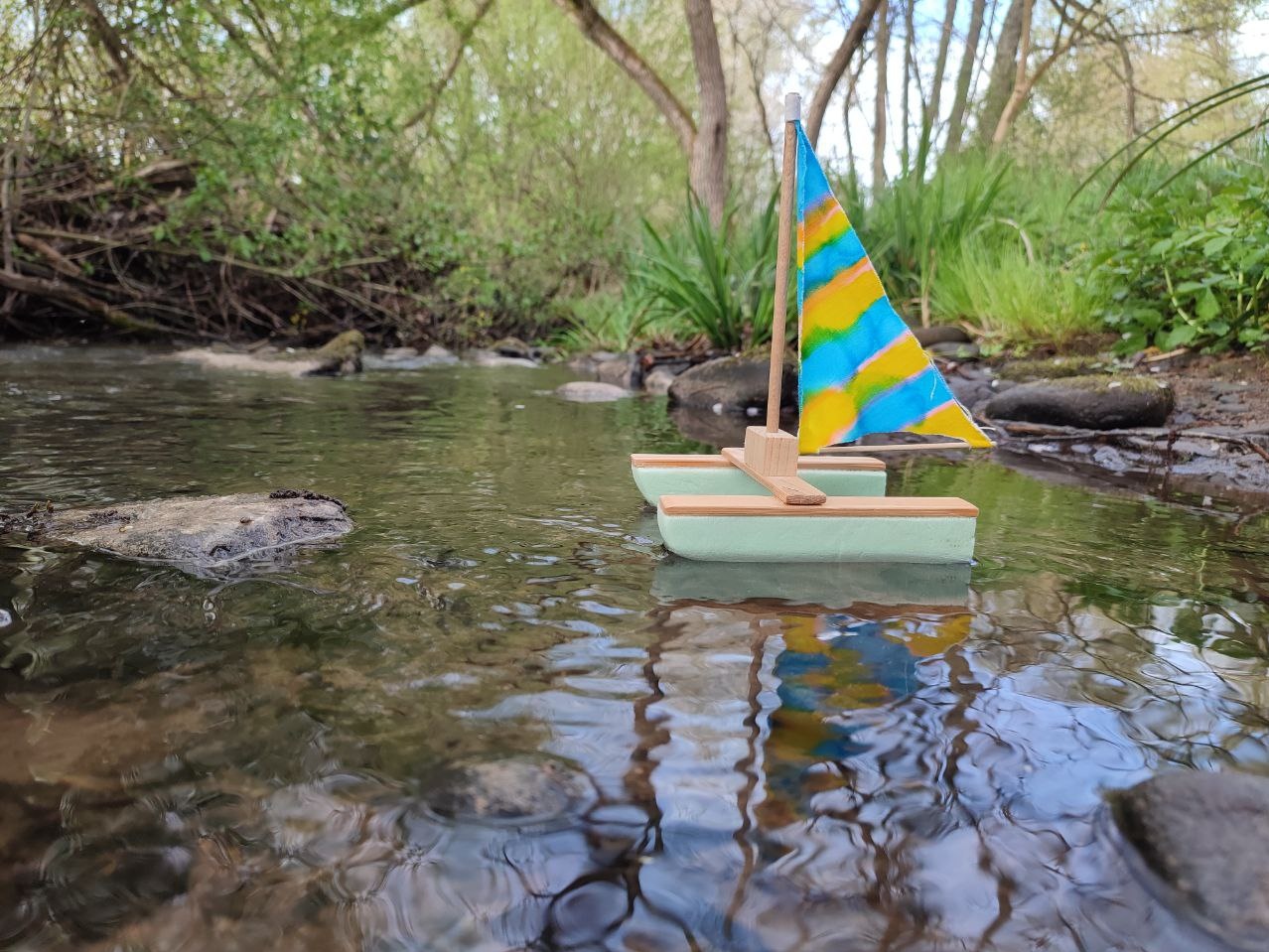 Wettrennen der Boote